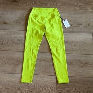 Splits59 Kinney Neon Yellow High-Waist Leggings